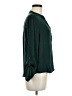 Forever 21 100% Polyester Green Long Sleeve Blouse Size M - photo 4