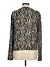 Lou & Grey Animal Print Ivory Long Sleeve Blouse Size M - photo 2
