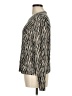 Lou & Grey Animal Print Ivory Long Sleeve Blouse Size M - photo 5