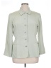 Neiman Marcus 100% Silk Green Silk Blazer Size 14 - photo 1