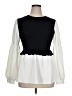 Patrizia Luca 100% Polyester White Long Sleeve Blouse Size XL - photo 1