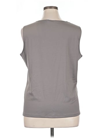 Susan Graver Sleeveless T-Shirt (view 2)