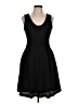 Jennifer Lopez Solid Black Cocktail Dress Size 10 - photo 1