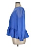 French Connection 100% Polyester Blue Long Sleeve Blouse Size XL - photo 5