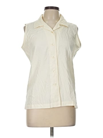 Op Sleeveless Button-Down Shirt (view 1)