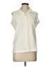 Op Ivory Sleeveless Button-Down Shirt Size L (estimated) - photo 1