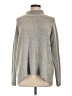 Jason Maxwell Metallic Gray Turtleneck Sweater Size L - photo 1