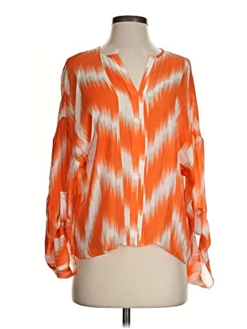Parker Long Sleeve Silk Top (view 1)