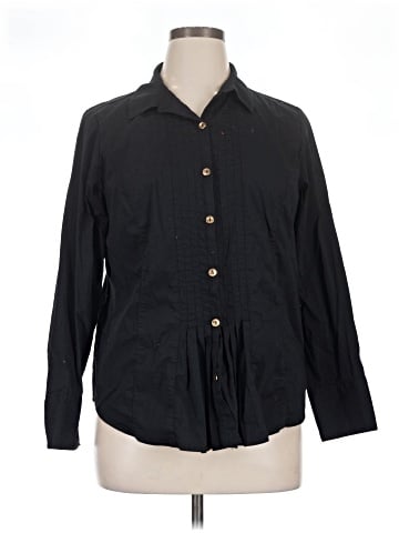 Joan Rivers Long Sleeve Button-Down Shirt (view 1)