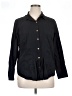 Joan Rivers Black Long Sleeve Button-Down Shirt Size 16 - photo 1