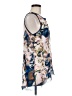 Simply Vera Vera Wang 100% Polyester Blue Sleeveless Blouse Size M - photo 4