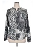 D&Co. Silver Long Sleeve Henley Size XL - photo 1