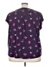 Northcrest Purple Short Sleeve Blouse Size 4X - photo 2