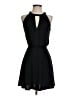 BCBGeneration Solid Black Cocktail Dress Size XXS - photo 1
