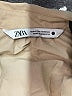 Zara Tan 3/4 Sleeve Button-Down Shirt Size XS - photo 7