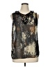 CAbi 100% Polyester Black Sleeveless Blouse Size XL - photo 1
