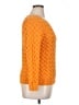 Lands' End 100% Cotton Chevron-herringbone Orange Pullover Sweater Size XL - photo 4