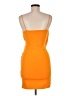 Zara Solid Orange Cocktail Dress Size M - photo 2