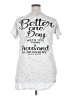 ON FIRE Silver Short Sleeve T-Shirt Size 2X - photo 2