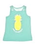 Justice 100% Polyester Teal Sleeveless Top Size 6 - 7 - photo 1