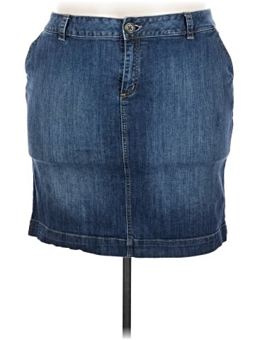 Merona Denim Skirt (view 1)