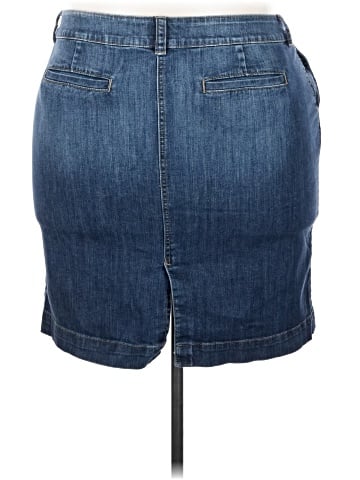 Merona Denim Skirt (view 2)