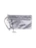 Margot 100% Leather Silver Leather Wristlet One size - photo 1