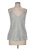 Gold Hawk 100% Polyester Gray Sleeveless Blouse Size M - photo 1