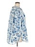 Rose + Olive 100% Polyester Blue 3/4 Sleeve Blouse Size 2X - photo 4