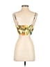Blanc 100% Polyester Green Sleeveless Blouse Size S - photo 2