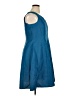 Roaman's Solid Blue Cocktail Dress Size 14W - photo 4