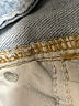 Zara Paisley Blue Denim Shorts Size 9 - photo 4