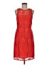 J.Crew Collection 100% Polyester Red Cocktail Dress Size 8 - photo 1