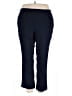 Avenue Solid Black Blue Dress Pants Size 28 waist - photo 1