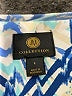 JM Collection Blue Short Sleeve Blouse Size L - photo 7