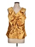 Monroe and Main Gold Sleeveless Blouse Size L - photo 1
