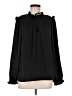 Knox Rose 100% Polyester Black Long Sleeve Blouse Size M - photo 1