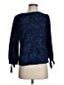 Brooks Brothers 100% Polyester Blue 3/4 Sleeve Blouse Size 4 - photo 1