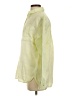 Athleta 100% Linen Color Block Yellow Long Sleeve Button-Down Shirt Size S - photo 5