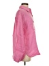Athleta 100% Linen Color Block Pink Long Sleeve Button-Down Shirt Size S - photo 4