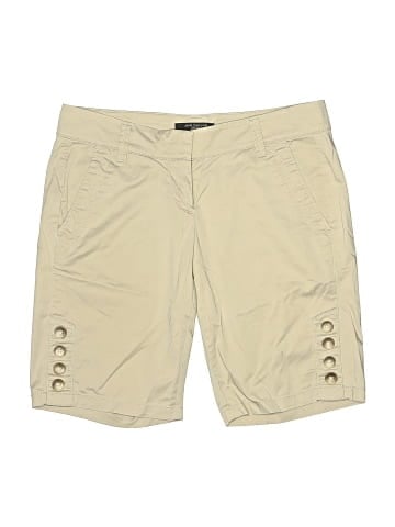 Ann Taylor Khaki Shorts (view 1)