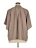 H&M 100% Polyester Brown Tan Short Sleeve Blouse Size XL - photo 2