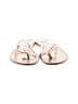 J.Crew Silver Flip Flops Size 8 - photo 2