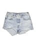 Levi's Blue Denim Shorts Size 26 waist - photo 1