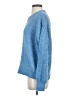 LC Lauren Conrad Solid Marled Blue Pullover Sweater Size S - photo 5