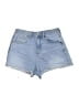 Universal Thread Blue Denim Shorts Size 4 - photo 1