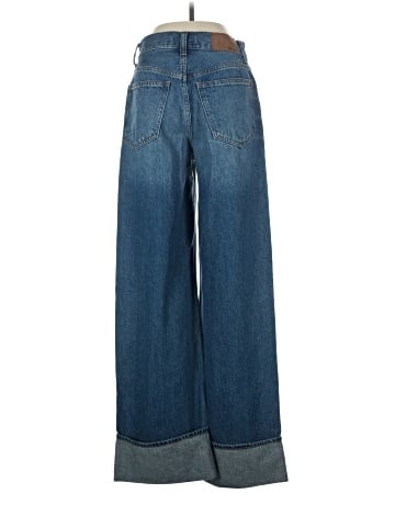 Madewell Superwide-Leg Jeans in Fannin Wash (view 2)