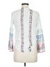 Lovestitch 100% Cotton White 3/4 Sleeve Blouse Size M - photo 2