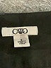 Cato Solid Black Formal Skirt Size 4 - photo 4