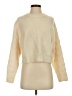 Elodie Solid Ivory Turtleneck Sweater Size S - photo 1